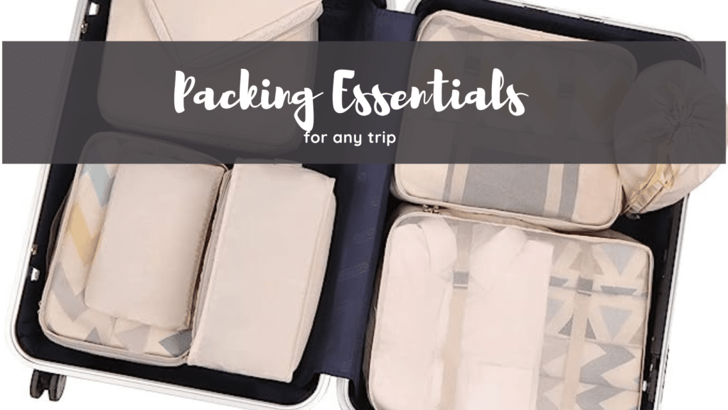 Packing essentials for women from Amazon, from toiletries to luggage.