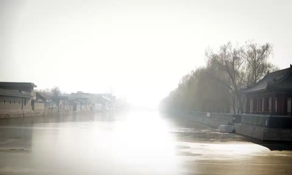 I love travel photography and love this shot of a river in China.