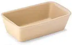 I use a Pampered Chef loaf pan to bake my rosemary bread machine bread.