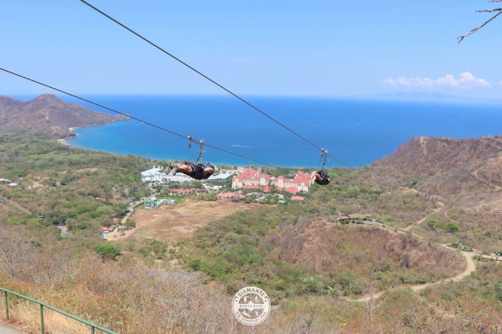 Zip-lining in Costa Rica on Spring Break