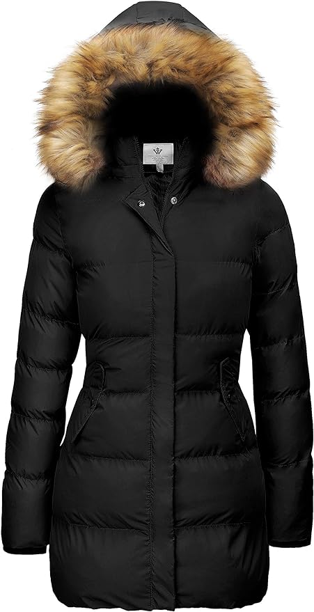 Puffer coat is great for warmth. Winter fashion essentials.