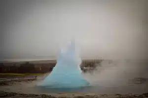 Popular stop on the Golden Circle - Strokkur