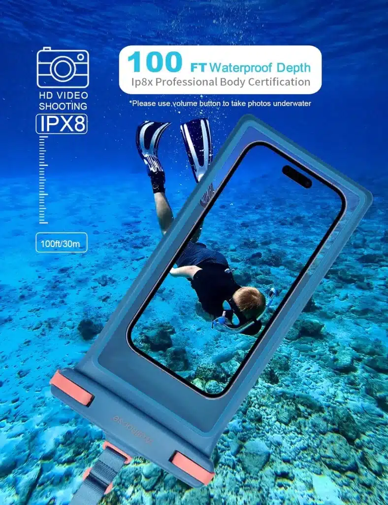 If water activities is on your list of things to do on Caye Caulker or San Pedro, consider adding a waterproof phone case to your packing list. 