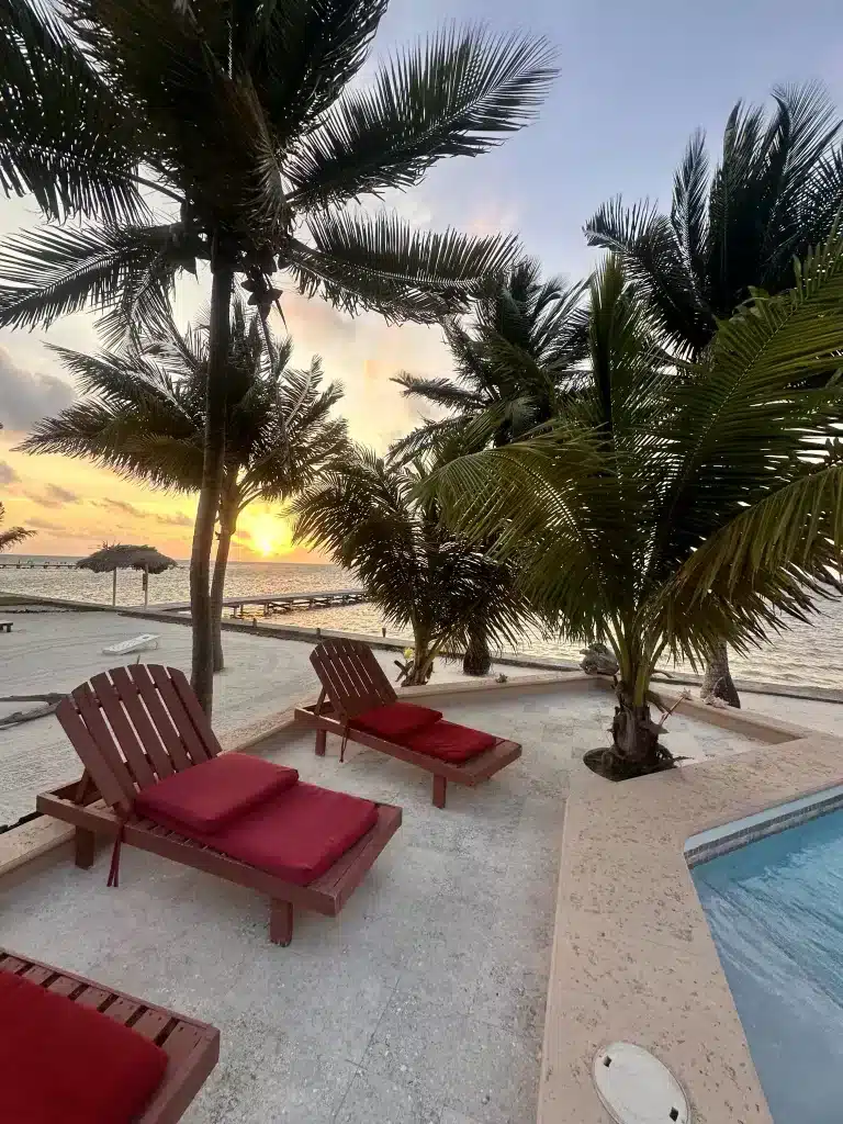 If you run out of things to do in San Pedro or Caye Caulker, relaxing poolside is always an option!