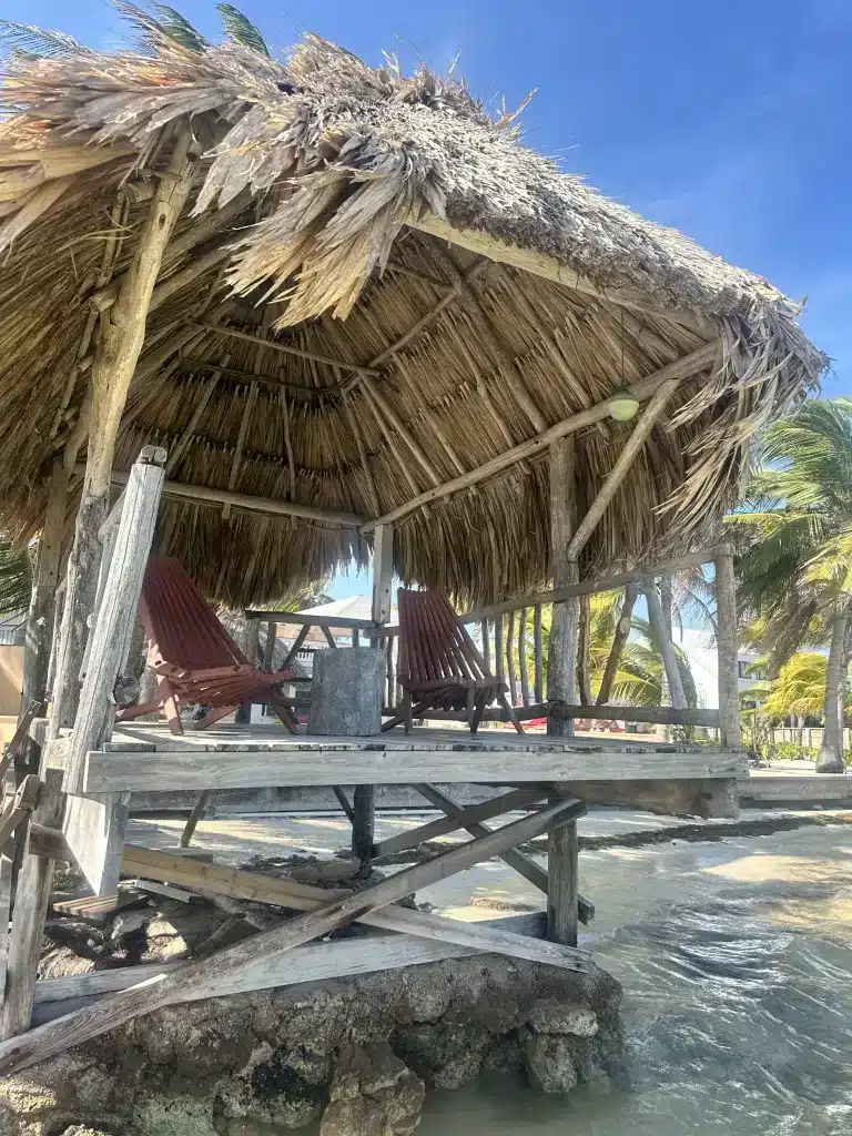 If you run out of things to do in San Pedro or Caye Caulker, relaxing in a cabana is always an option!