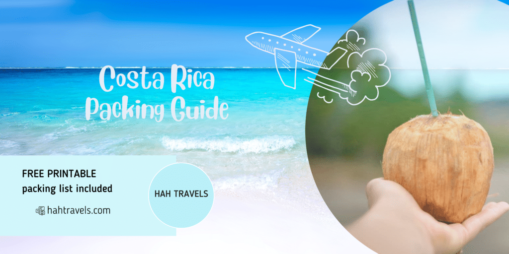 A Costa Rica packing guide for those who have questions on what to pack for their itinerary.