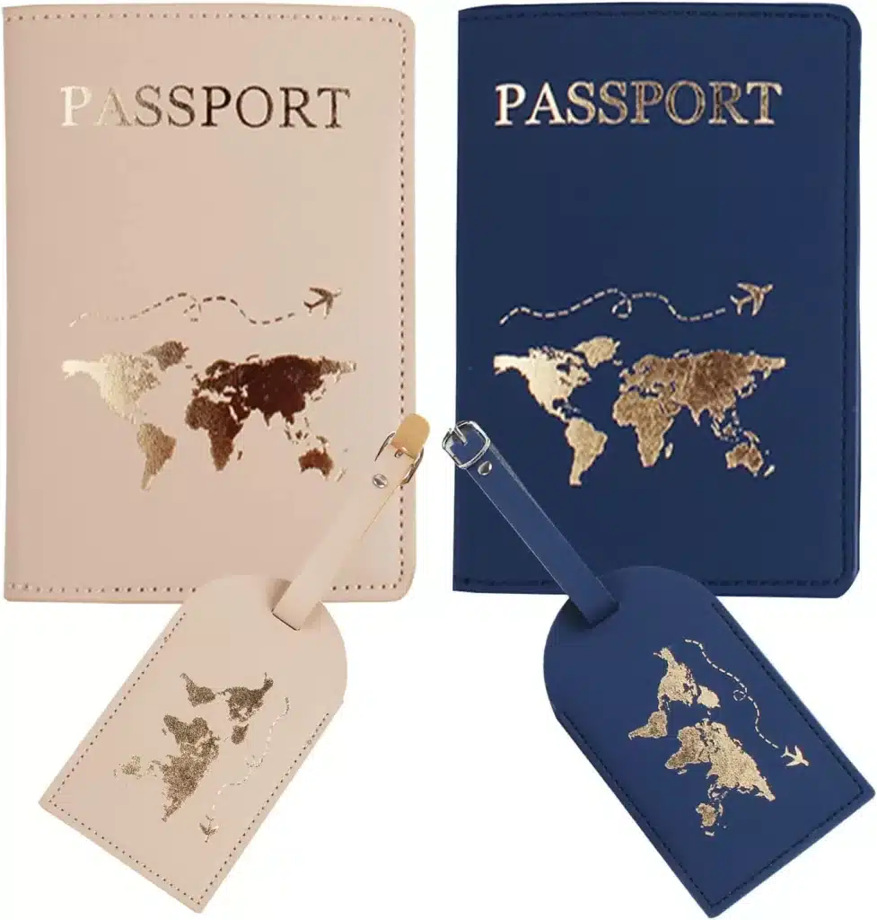 Passport holders and luggage tags are is an efficient packing tip for female travelers. 