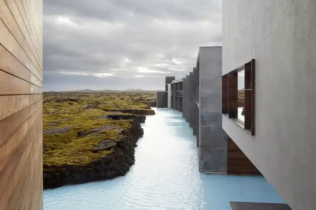 The Retreat at the Blue Lagoon is one the best boutique hotels to chose from in Iceland with its beautiful surroundings.