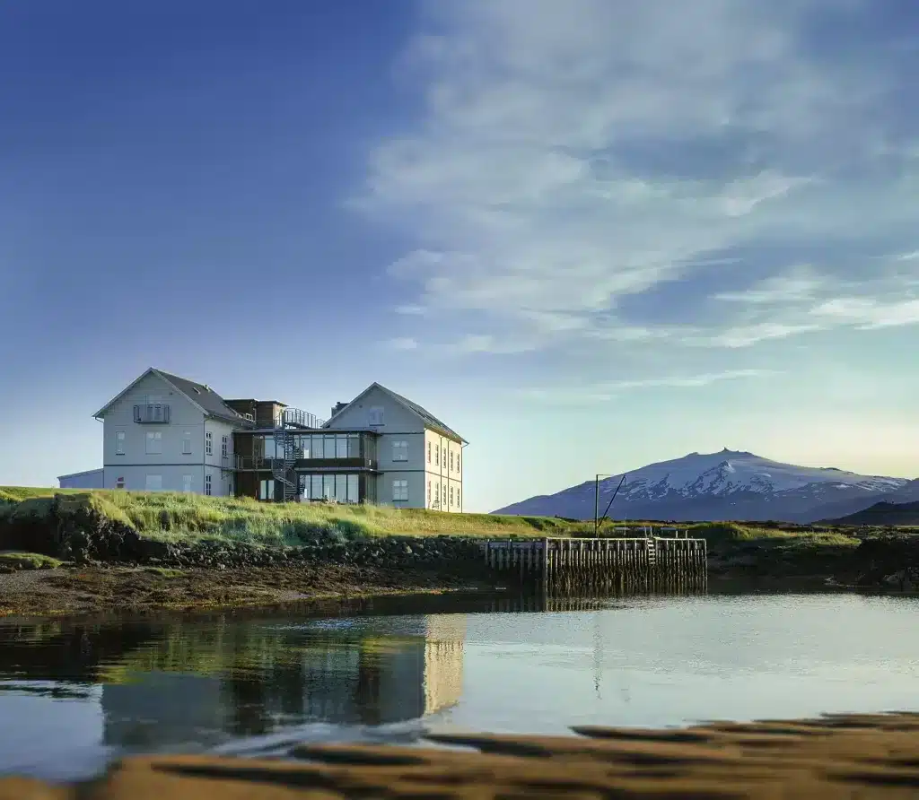 Beautiful views at Hotel Budir, a boutique hotel in Iceland. 