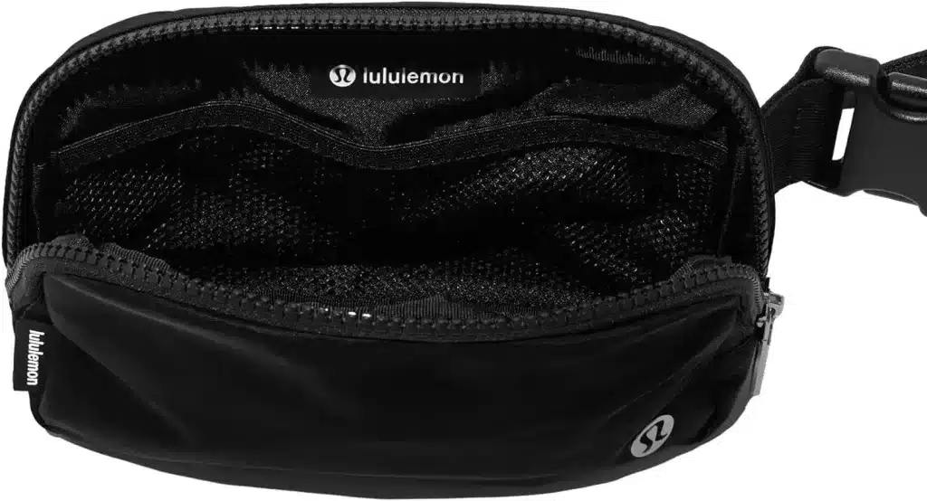 I must have my Lululemon fanny pack along with any of my travels. I especially use it in the airport to hold my essential documents. 