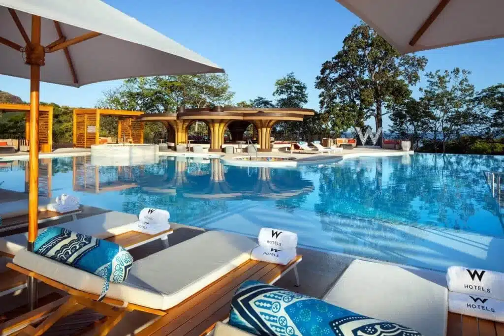 The pool at this all-inclusive resort in Costa Rica on Playa Conchal. 