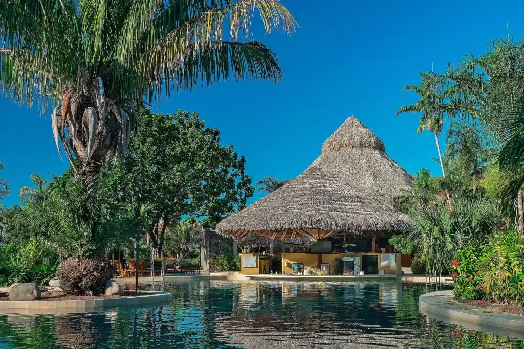 The pool area at The Westin.