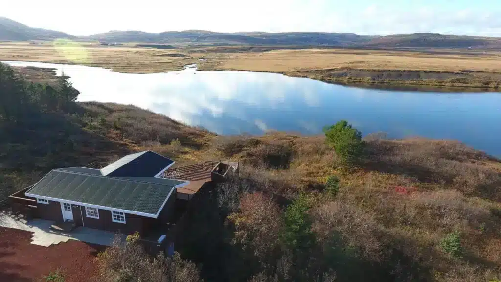 A home rental with a view along the Golden Circle in Iceland, see map for location. 