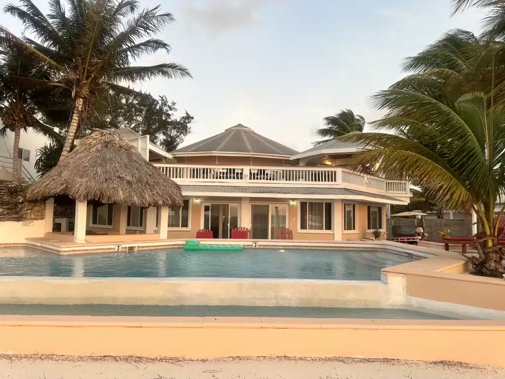 Where we stayed in San Pedro, Belize and the kids loved having a pool. 