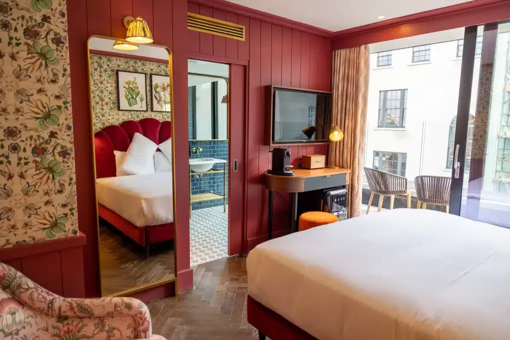 The Dean Dublin is a boutique hotel close to the city center. 