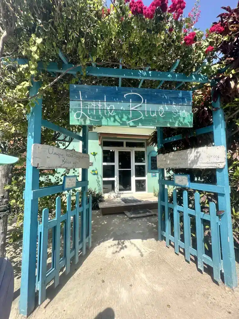 A gift shop in Caye Caulker.