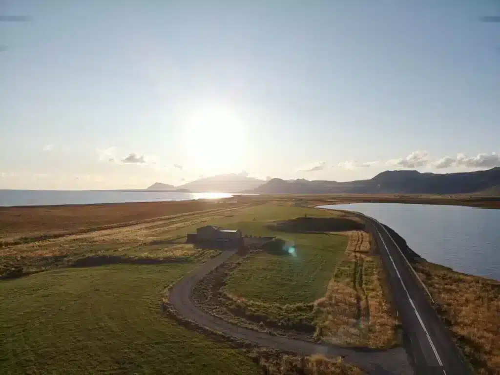 An Iceland home with a view.