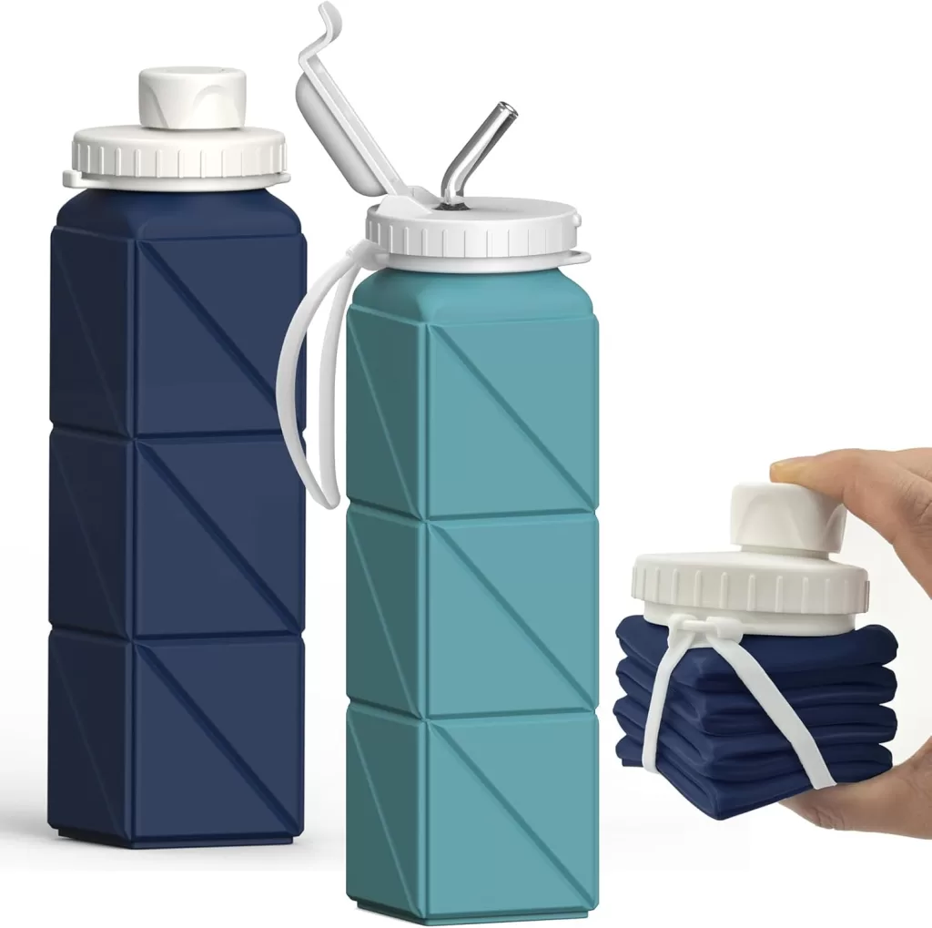 A collapsible water bottle makes a unique gifts for travel lovers. 