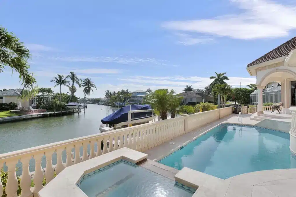 Canal front luxury rental home on Marco Island is a great place to stay. 