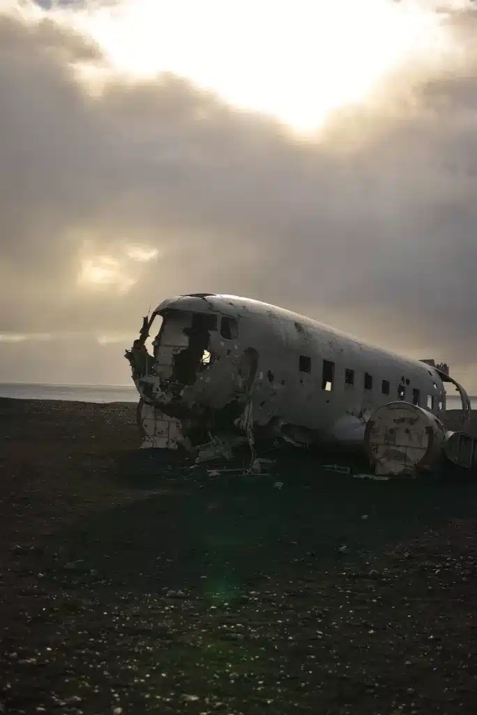 Captured the Iceland plane wreck with the best DSLR Nikon camera and lens for travel.