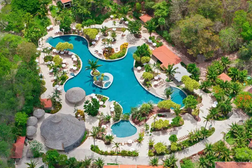 One of the best resorts in Guanacaste and the pool at The Westin on Playa Conchal.