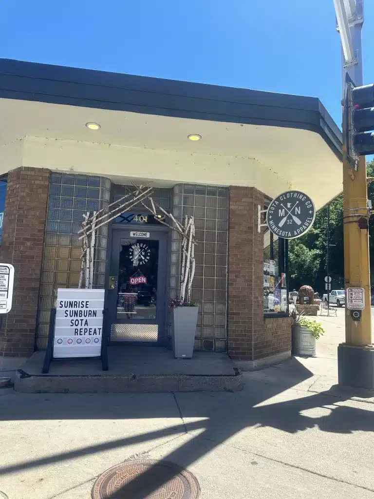 Clothing store in Stillwater.