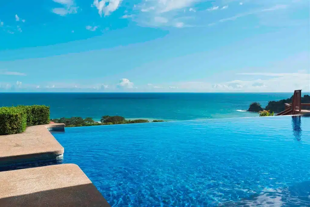 Infinity pool at Hotel Punta Islita. 