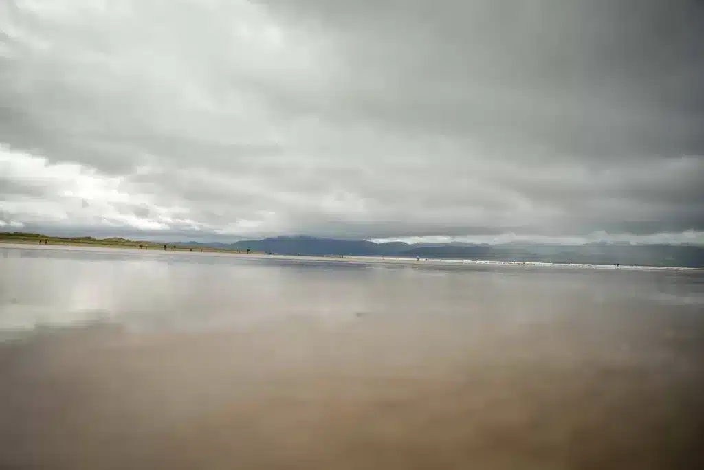 Inch Beach along the Dingle Peninsula route map. 