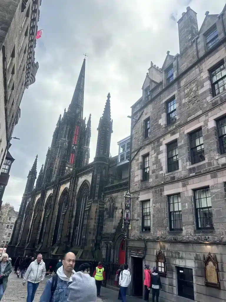 Strolling the Royal Mile is a free thing to do with places to visit in Edinburgh.